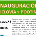 Inauguración Ciclovía y Footing